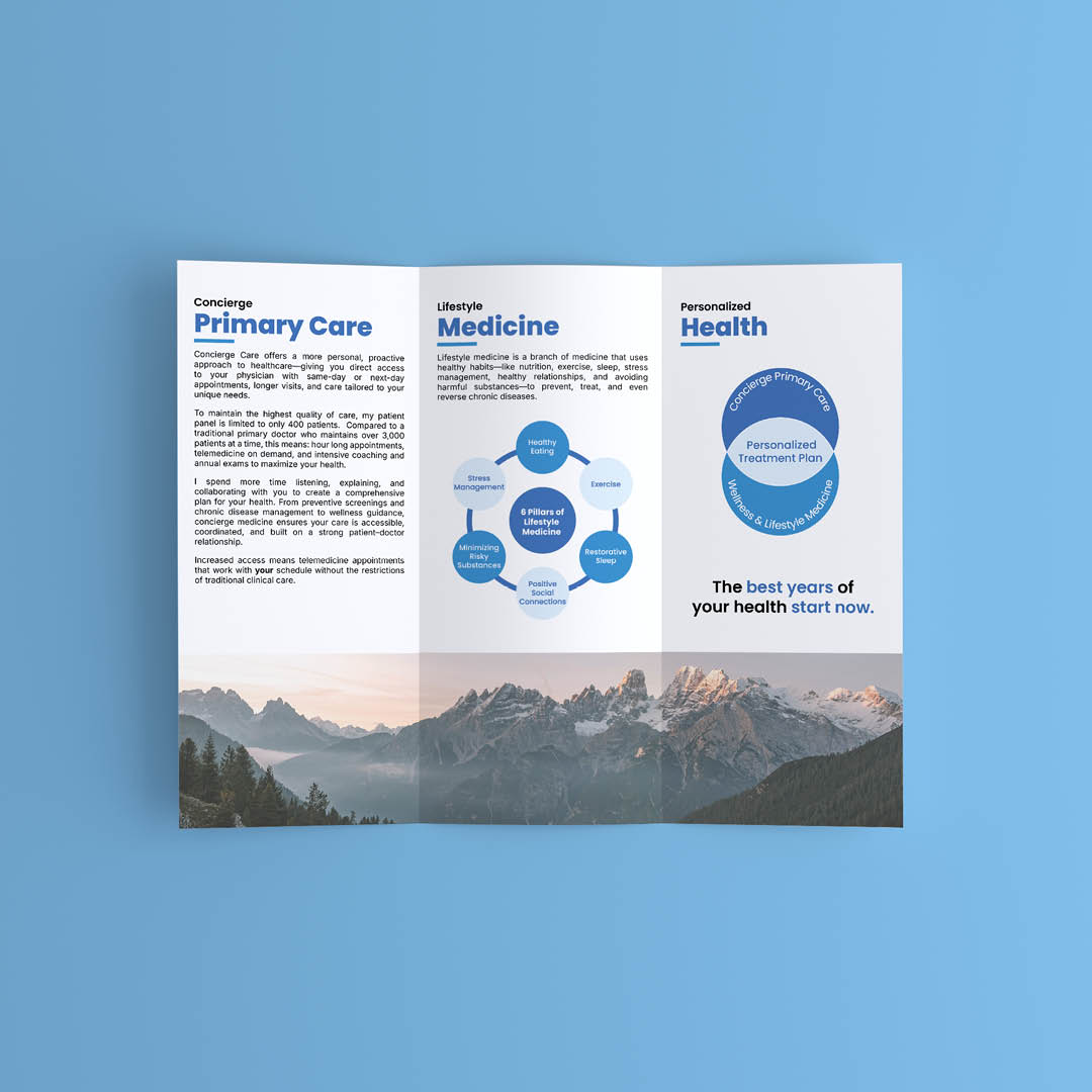 Reliant Health Brochure Mockup 2